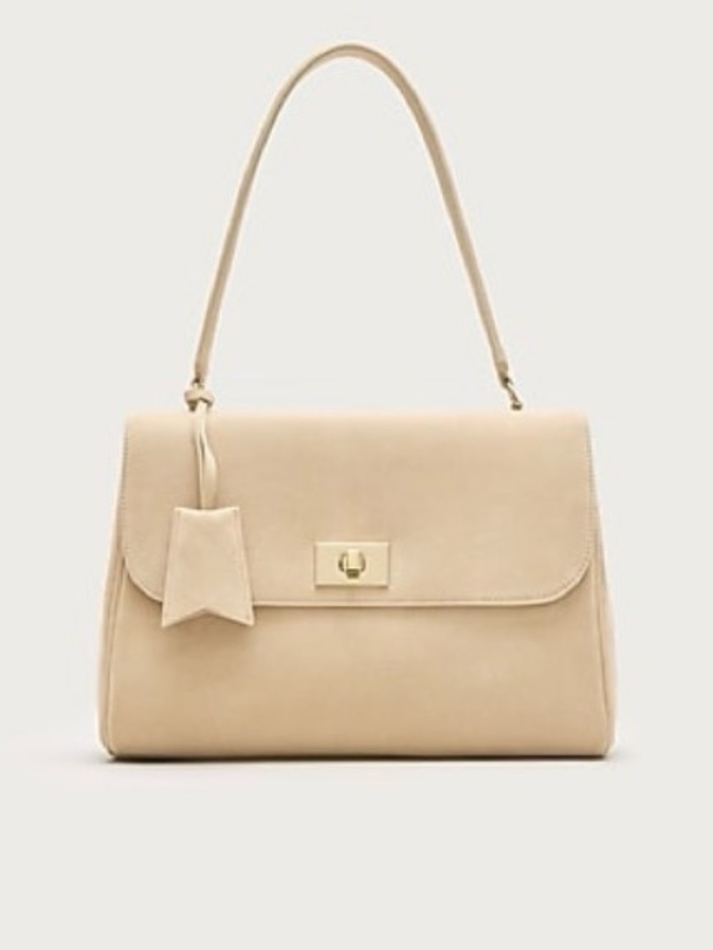 J Crew Evie suede shoulder bag tan new with tags